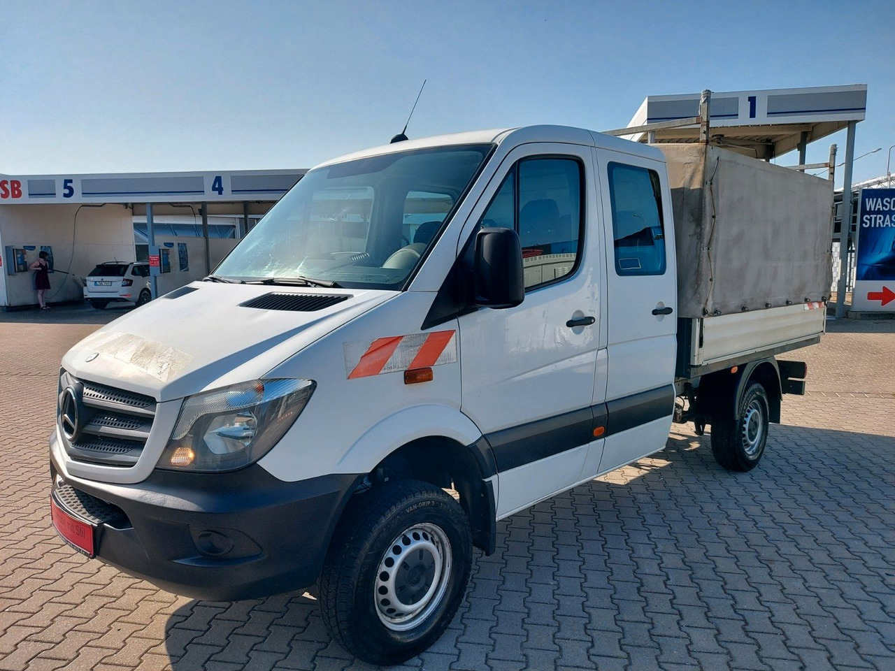 Mercedes-Benz Sprinter II Pritsche DoKa 316 4X4 6Sitze Klima - Utilitaire rideaux coulissants (PLSC), Utilitaire double cabine: photos 3 Mercedes-Benz Sprinter II Pritsche DoKa 316 4X4 6Sitze Klima - Utilitaire rideaux coulissants (PLSC), Utilitaire double cabine: photos 3