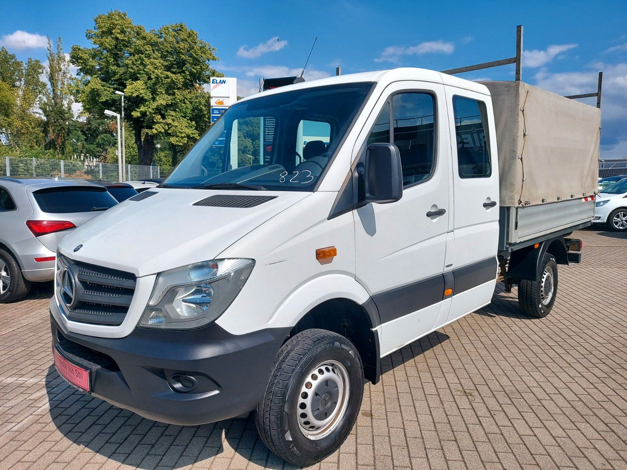 Mercedes-Benz Sprinter II Pritsche/DoKa 316 CDI 4X4 KLIMA - Utilitaire rideaux coulissants (PLSC), Utilitaire double cabine: photos 4 Mercedes-Benz Sprinter II Pritsche/DoKa 316 CDI 4X4 KLIMA - Utilitaire rideaux coulissants (PLSC), Utilitaire double cabine: photos 4