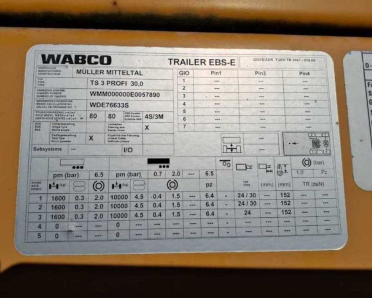 Semi-remorque surbaissé Müller-Mitteltal TS3 PROFI 30.0: photos 9