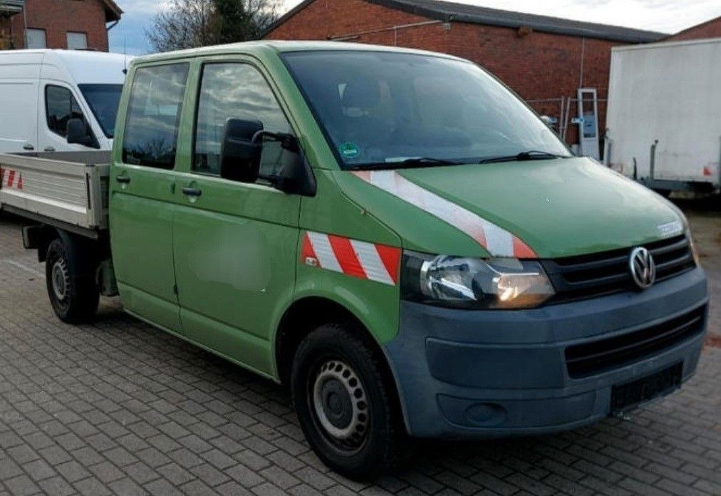 Volkswagen T5 Transporter Pritsche Doppelkabine - Utilitaire plateau, Utilitaire double cabine: photos 1 Volkswagen T5 Transporter Pritsche Doppelkabine - Utilitaire plateau, Utilitaire double cabine: photos 1