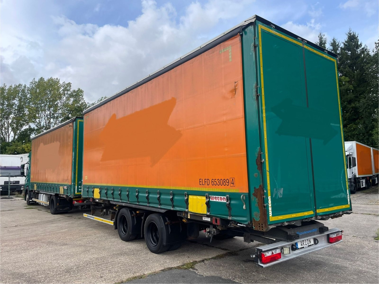 Scania G450 Pritsche+Plane/ANHÄNGER/KOTSCHENREUTHER - Camion à rideaux coulissants: photos 3 Scania G450 Pritsche+Plane/ANHÄNGER/KOTSCHENREUTHER - Camion à rideaux coulissants: photos 3