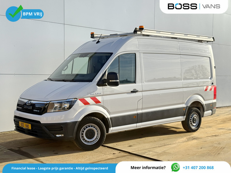 MAN TGE 3.140 2.0 TDI L3H3 Airco Cruise Control Trekhaak Carplay Navigatie Parkeersensoren voor achter - Fourgon utilitaire: photos 1 MAN TGE 3.140 2.0 TDI L3H3 Airco Cruise Control Trekhaak Carplay Navigatie Parkeersensoren voor achter - Fourgon utilitaire: photos 1