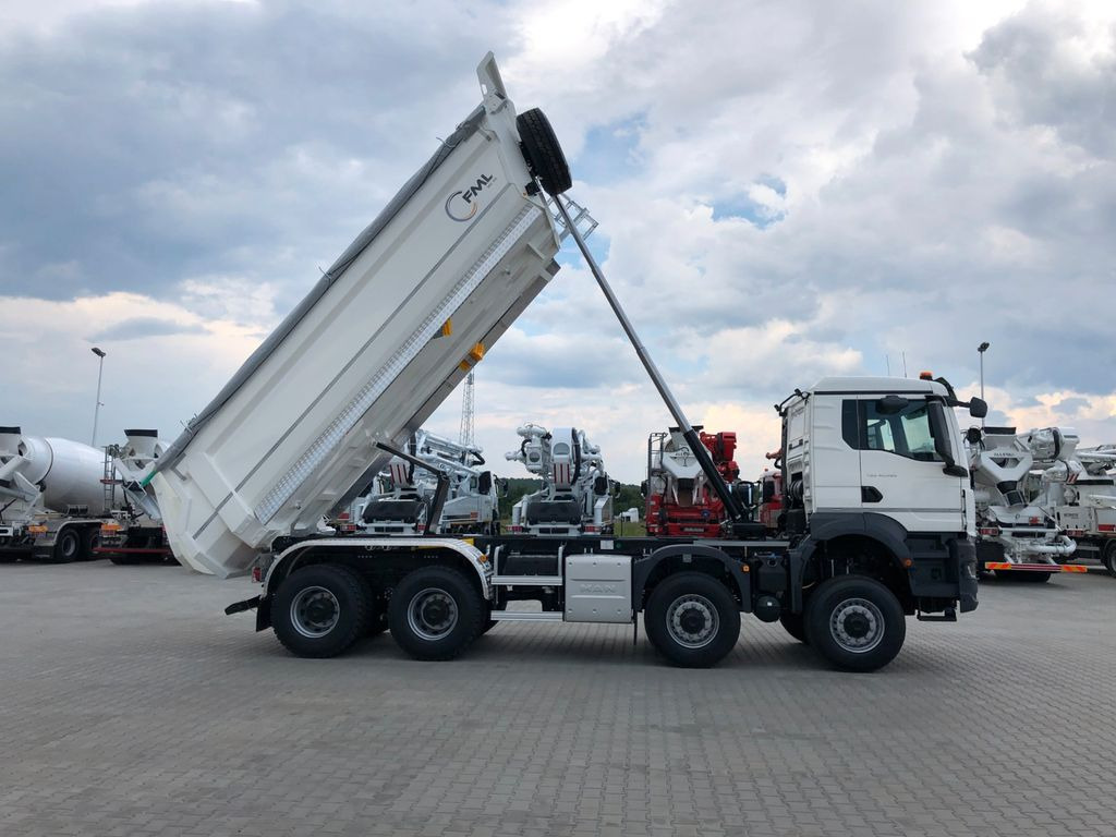 Camion benne neuf MAN TGS 41.480 8x8  FML KIPPER 20M3: photos 9