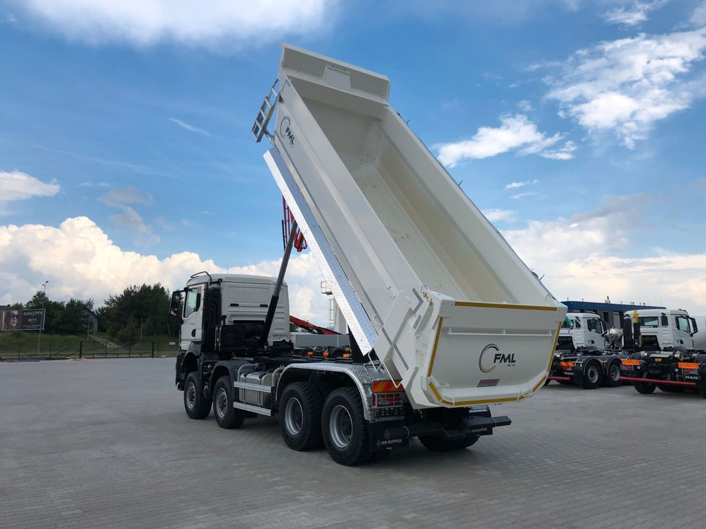 Camion benne neuf MAN TGS 41.480 8x8  FML KIPPER 20M3: photos 12