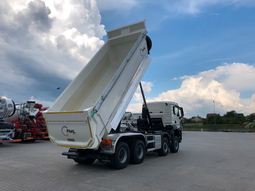 Camion benne neuf MAN TGS 41.480 8x8  FML KIPPER 20M3: photos 11