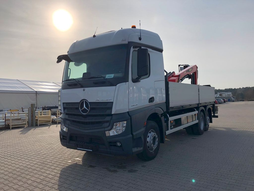 Mercedes-Benz ACTROS F 2646 PALFINGER PK 20.501 L - Camion plateau, Camion grue: photos 2 Mercedes-Benz ACTROS F 2646 PALFINGER PK 20.501 L - Camion plateau, Camion grue: photos 2