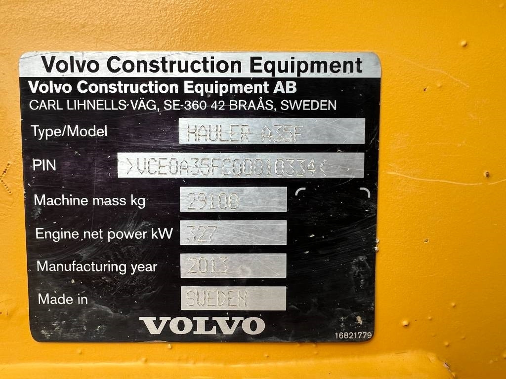 Tombereau articulé Volvo A 35 F: photos 7