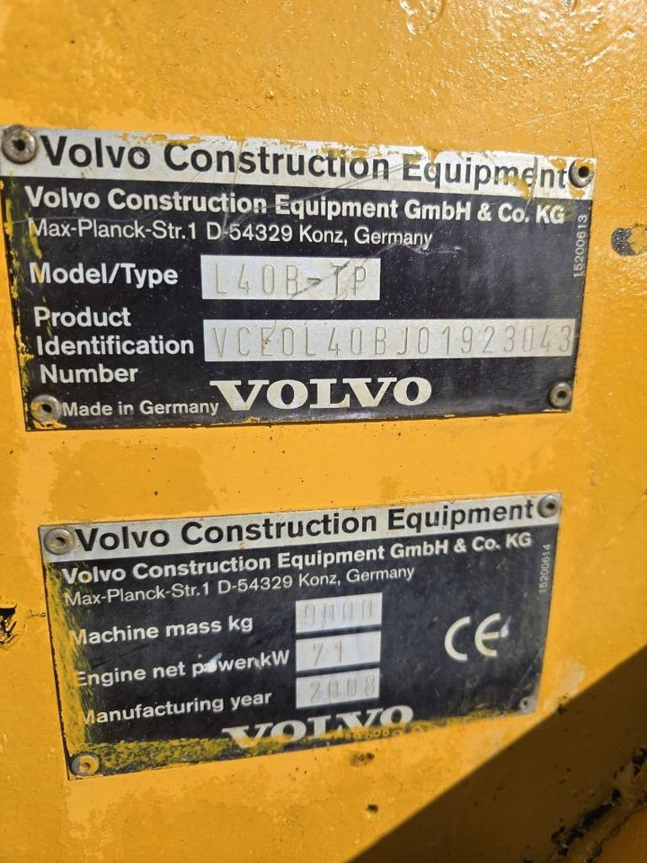 Chargeuse sur pneus Volvo L 40 B TP: photos 11 Chargeuse sur pneus Volvo L 40 B TP: photos 11