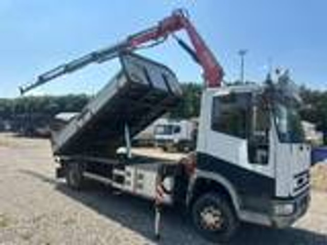 Iveco Eurocargo 120 EL 210hp / Fassi 80A Year 2012 + Tip - Camion grue: photos 1 Iveco Eurocargo 120 EL 210hp / Fassi 80A Year 2012 + Tip - Camion grue: photos 1