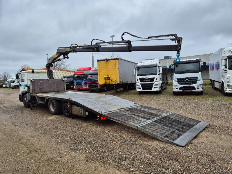 MAN 25 /6x2 // Effer 120 K3 / Double ramp - Camion porte-voitures: photos 2 MAN 25 /6x2 // Effer 120 K3 / Double ramp - Camion porte-voitures: photos 2