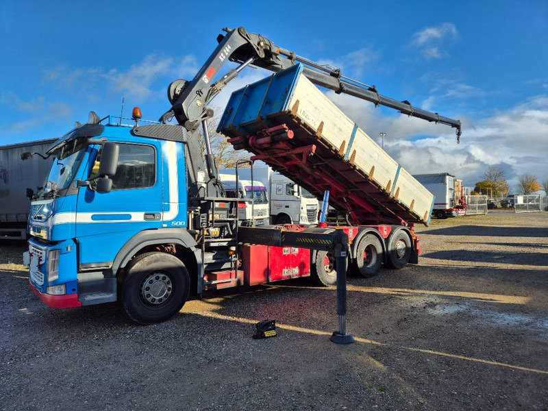 Volvo FM 500 8x4/4 // HIAB 244 EP-5 HIPRO // 3 way tip - Camion grue: photos 1 Volvo FM 500 8x4/4 // HIAB 244 EP-5 HIPRO // 3 way tip - Camion grue: photos 1