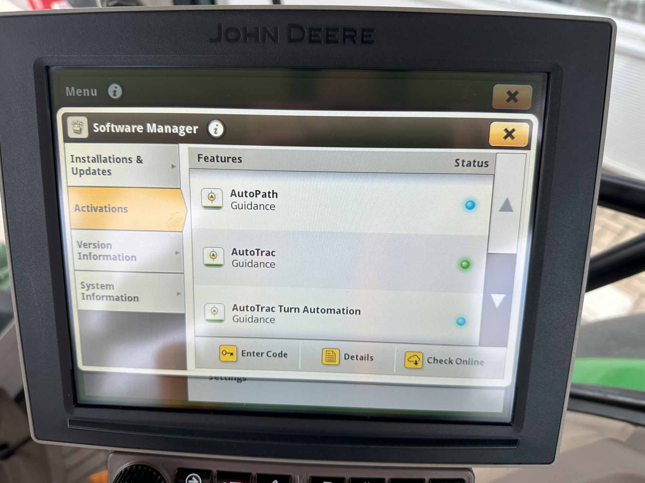 Tracteur agricole John Deere 6155R: photos 14
