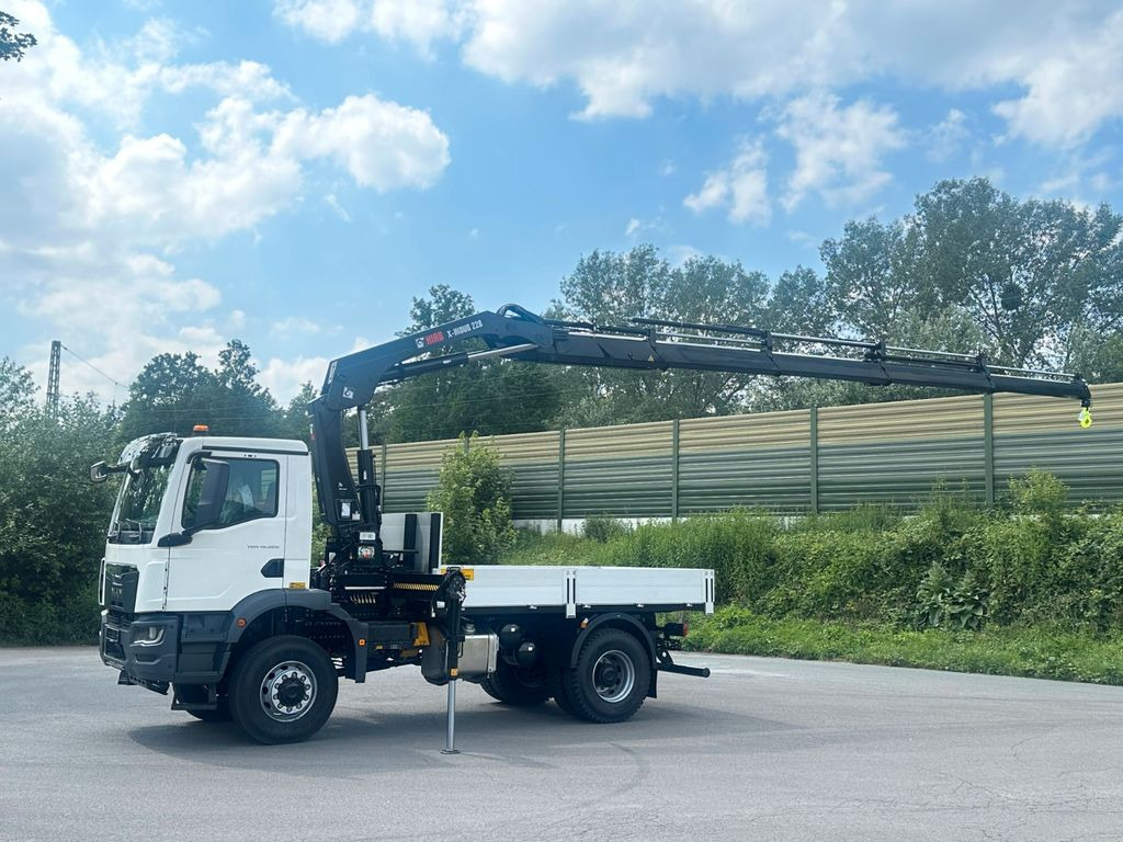 MAN TGM 18.320 4x4 Euro 6e Pritsche Hiab 228-4 Kran - Camion grue, Camion plateau: photos 2 MAN TGM 18.320 4x4 Euro 6e Pritsche Hiab 228-4 Kran - Camion grue, Camion plateau: photos 2