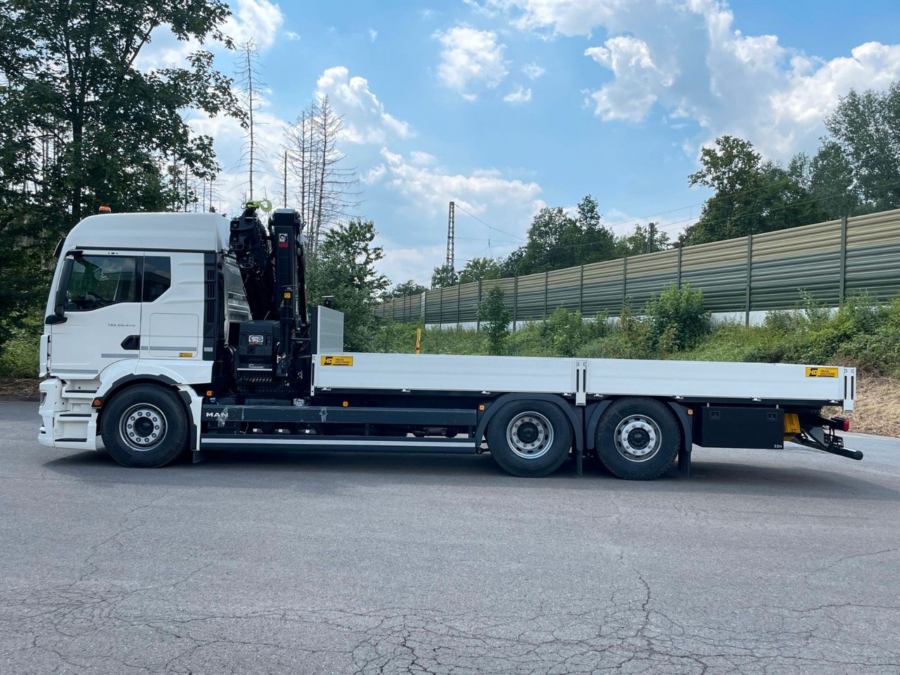 MAN TGS 26.480 / 6X2 Euro6 Retarder HIAB 228 - 6 - Camion plateau, Camion grue: photos 3 MAN TGS 26.480 / 6X2 Euro6 Retarder HIAB 228 - 6 - Camion plateau, Camion grue: photos 3