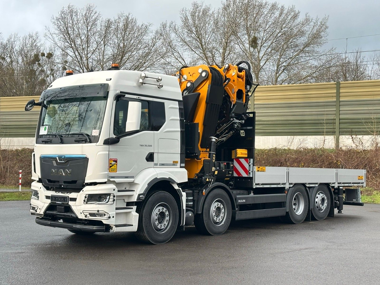 MAN TGS 35.520 8X2 Hiab EFFER 955-8s +Jib 6s - Camion grue: photos 3 MAN TGS 35.520 8X2 Hiab EFFER 955-8s +Jib 6s - Camion grue: photos 3