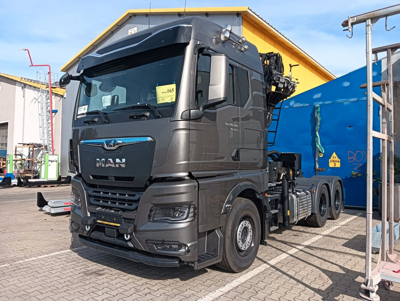MAN TGX 26.580 6x4 LANGHOLZ EPSILON TZ 17 - Camion grumier, Camion grue: photos 1 MAN TGX 26.580 6x4 LANGHOLZ EPSILON TZ 17 - Camion grumier, Camion grue: photos 1