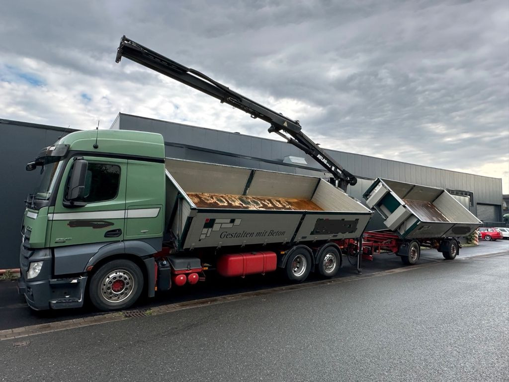 Mercedes-Benz 2545 6x2 Euro6 2-Seiten-Kipper ATLAS 145 KRAN - Camion benne, Camion grue: photos 3 Mercedes-Benz 2545 6x2 Euro6 2-Seiten-Kipper ATLAS 145 KRAN - Camion benne, Camion grue: photos 3