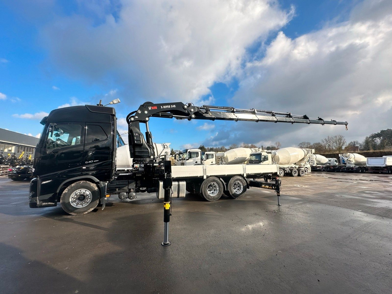 Volvo FH 540 6x4 Euro6e HIAB X-HIPRO 548 E 8 - Camion plateau, Camion grue: photos 3 Volvo FH 540 6x4 Euro6e HIAB X-HIPRO 548 E 8 - Camion plateau, Camion grue: photos 3