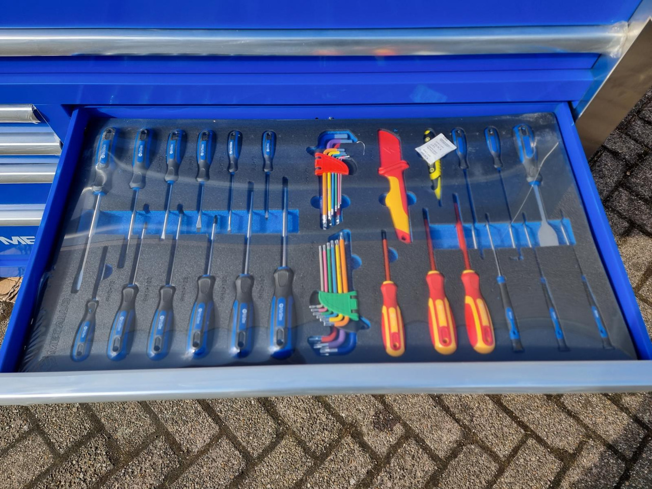 Metallo Mega Jumbo Gereedschapskist - Nieuw, 11 lades waarvan 9 gevuld met gereedschap - Équipement de garage: photos 5 Metallo Mega Jumbo Gereedschapskist - Nieuw, 11 lades waarvan 9 gevuld met gereedschap - Équipement de garage: photos 5