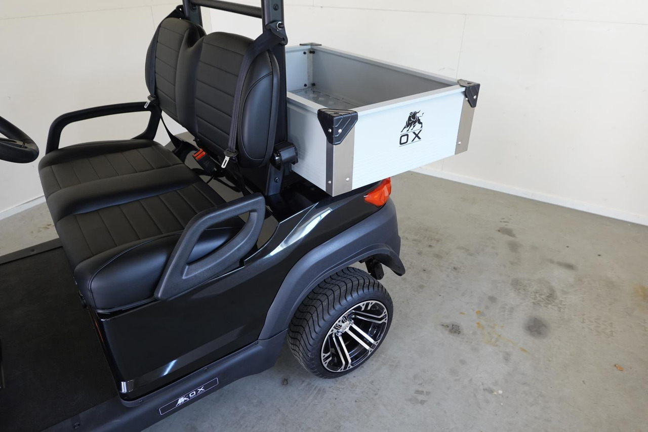 OX ZG2L 2-zits Golfkar met Laadbak Zwart Nieuw - Voiturette de golf: photos 3 OX ZG2L 2-zits Golfkar met Laadbak Zwart Nieuw - Voiturette de golf: photos 3