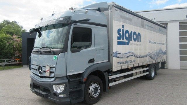 Camion à rideaux coulissants Mercedes-Benz Actros 1840L Pr.Pl. LBW 2to. Schiebepl Edschaver: photos 6