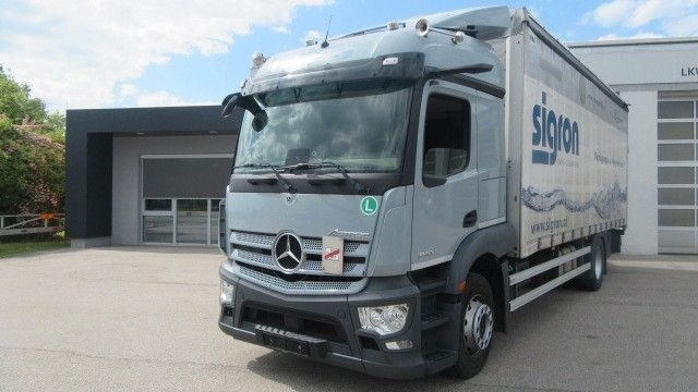 Mercedes-Benz Actros 1840L Pr.Pl. LBW 2to. Schiebepl Edschaver - Camion à rideaux coulissants: photos 1 Mercedes-Benz Actros 1840L Pr.Pl. LBW 2to. Schiebepl Edschaver - Camion à rideaux coulissants: photos 1