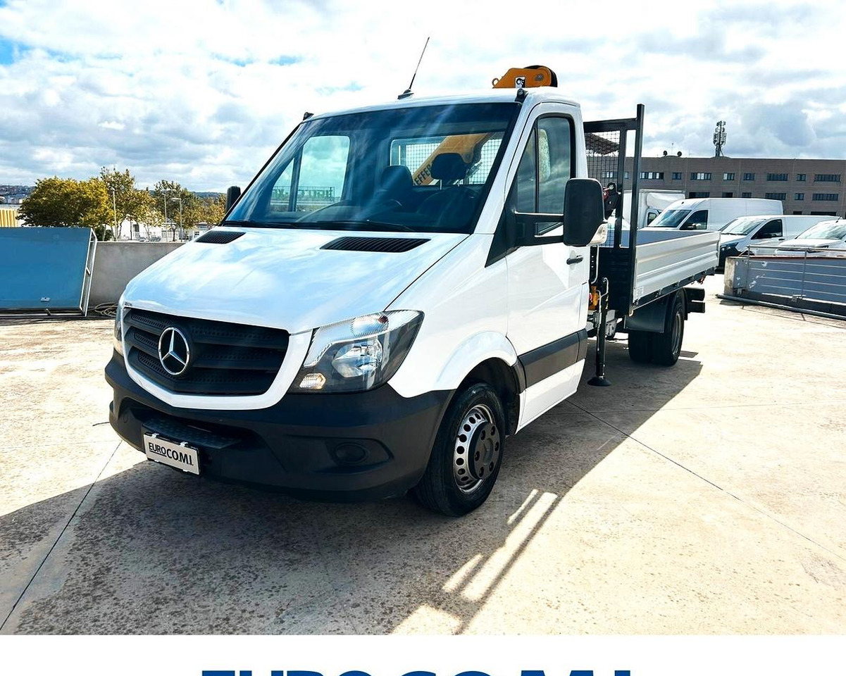 Mercedes Benz Sprinter 419 Cassone Fisso + Gru - Utilitaire plateau: photos 1 Mercedes Benz Sprinter 419 Cassone Fisso + Gru - Utilitaire plateau: photos 1