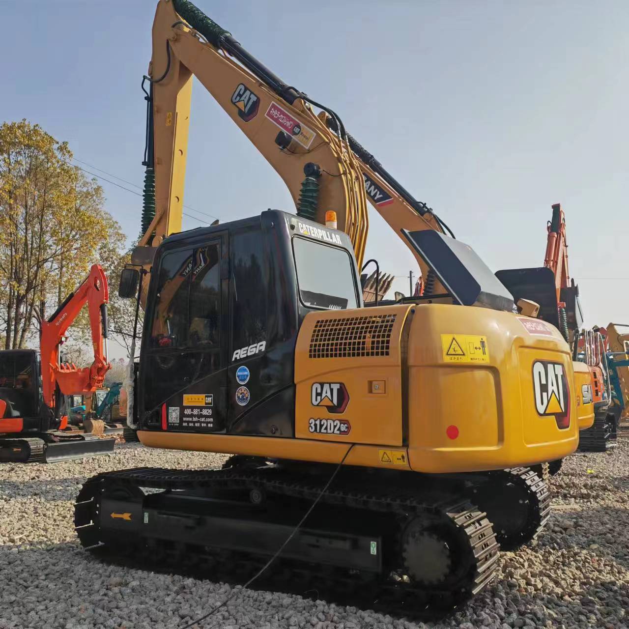 CATERPILLAR 312D2 - Pelle sur chenille: photos 1 CATERPILLAR 312D2 - Pelle sur chenille: photos 1