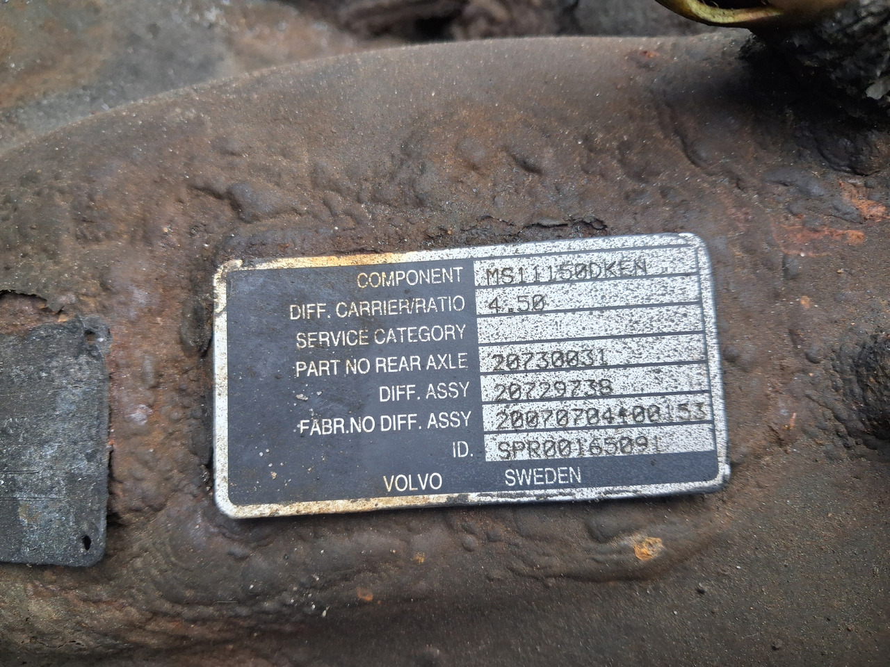VOLVO WKŁAD MOSTU VOLVO FL RENAULT DXI MS 11150 4.50 - Différentiel pour Camion: photos 3 VOLVO WKŁAD MOSTU VOLVO FL RENAULT DXI MS 11150 4.50 - Différentiel pour Camion: photos 3