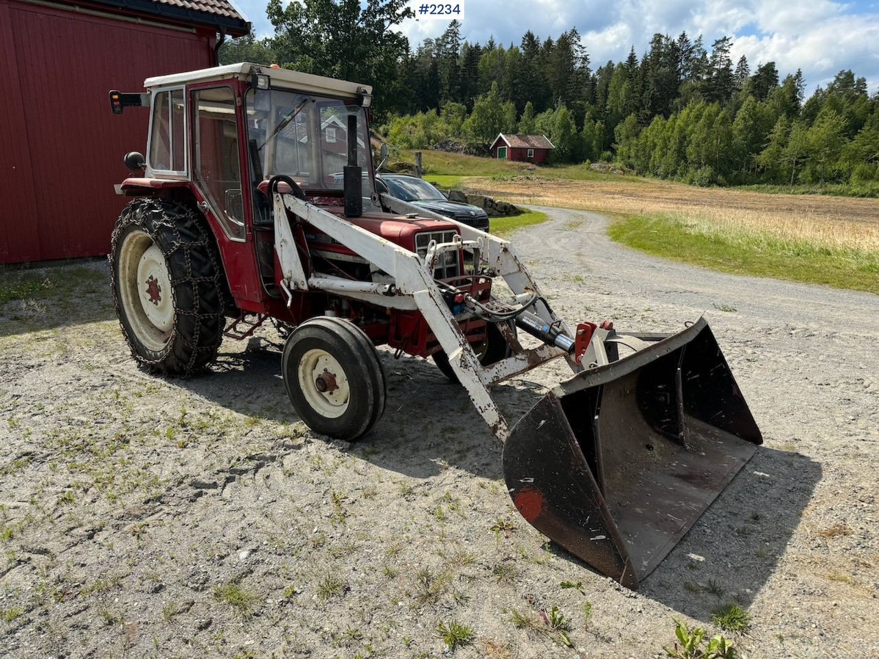 1973 International Harvester 454 w/front loader. - Tracteur agricole: photos 1 1973 International Harvester 454 w/front loader. - Tracteur agricole: photos 1