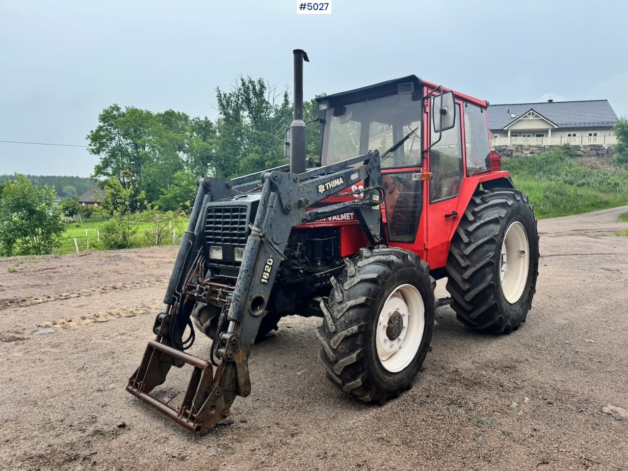 1985 Volvo Valmet 805 Turbo 4x4 w/ Front loader - Tracteur agricole: photos 2 1985 Volvo Valmet 805 Turbo 4x4 w/ Front loader - Tracteur agricole: photos 2