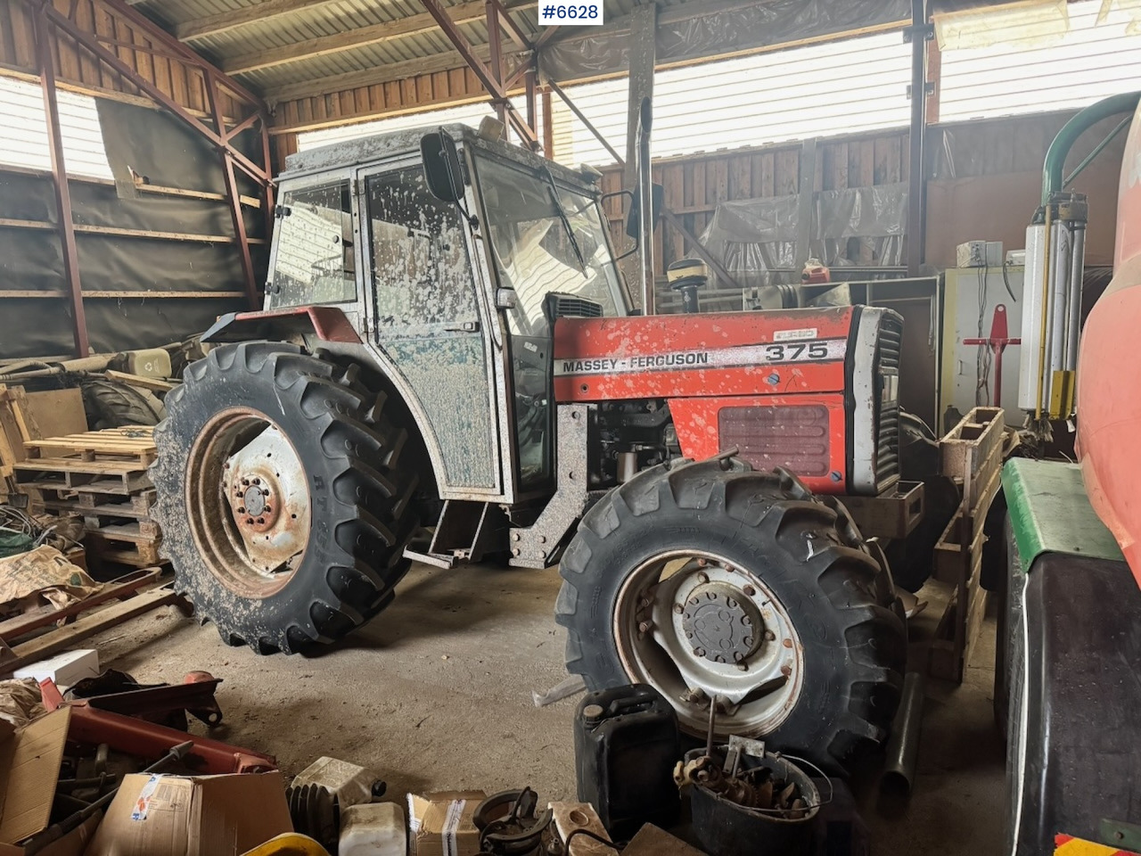 1990 Massey Ferguson 375 4x4 Tractor. - Tracteur agricole: photos 1 1990 Massey Ferguson 375 4x4 Tractor. - Tracteur agricole: photos 1