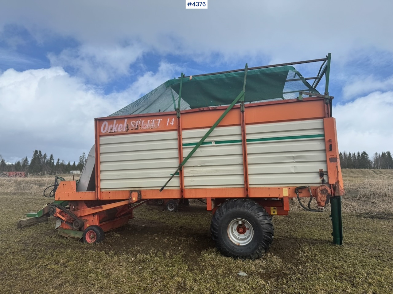 1990 Orkel Splitt 14 forage wagon - Matériel de fenaison: photos 5 1990 Orkel Splitt 14 forage wagon - Matériel de fenaison: photos 5