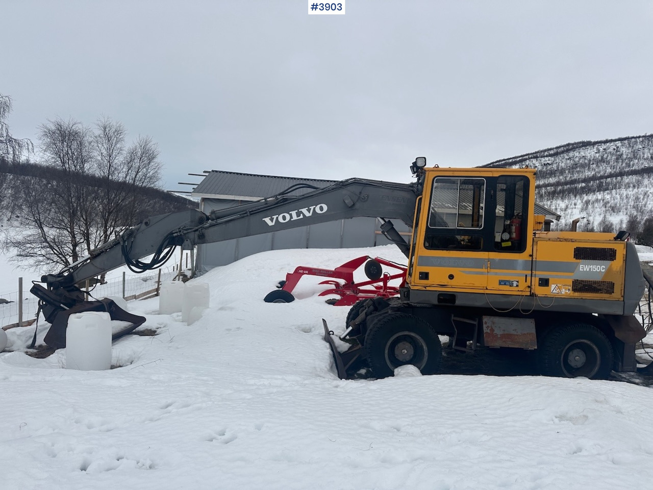 1998 Volvo EW150C wheel digger rep object w/ sanding bucket - Pelle: photos 3 1998 Volvo EW150C wheel digger rep object w/ sanding bucket - Pelle: photos 3