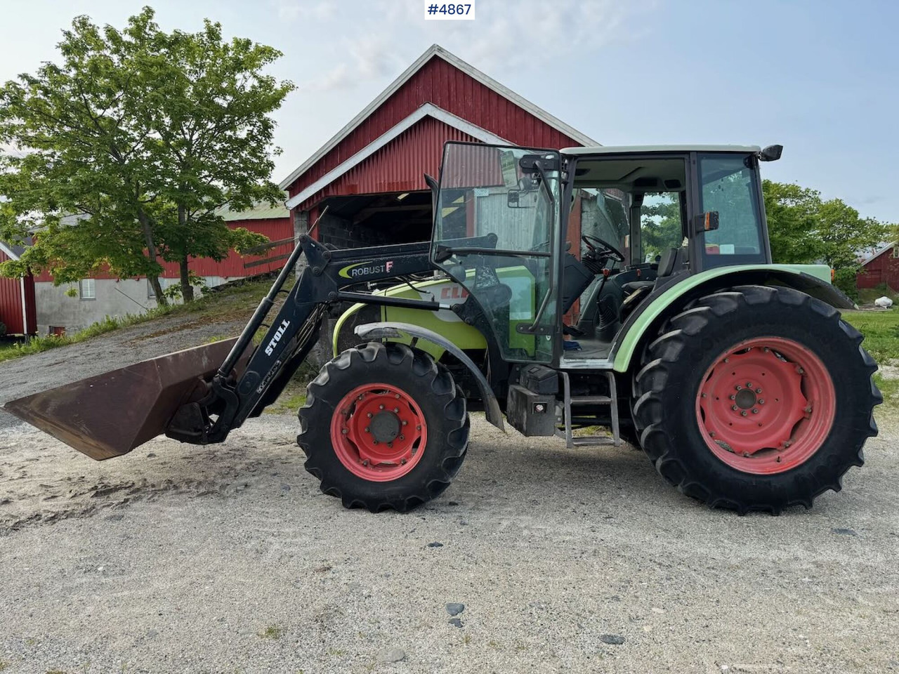 2007 Claas Celtis 446 with front loader, pallet forks, and bucket - Tracteur agricole: photos 4 2007 Claas Celtis 446 with front loader, pallet forks, and bucket - Tracteur agricole: photos 4