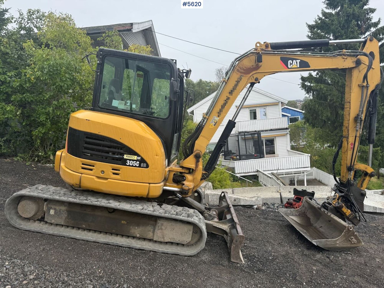 2008 CAT 305C CR Tracked Excavator with Tilt and 2 Buckets - Pelle: photos 3 2008 CAT 305C CR Tracked Excavator with Tilt and 2 Buckets - Pelle: photos 3