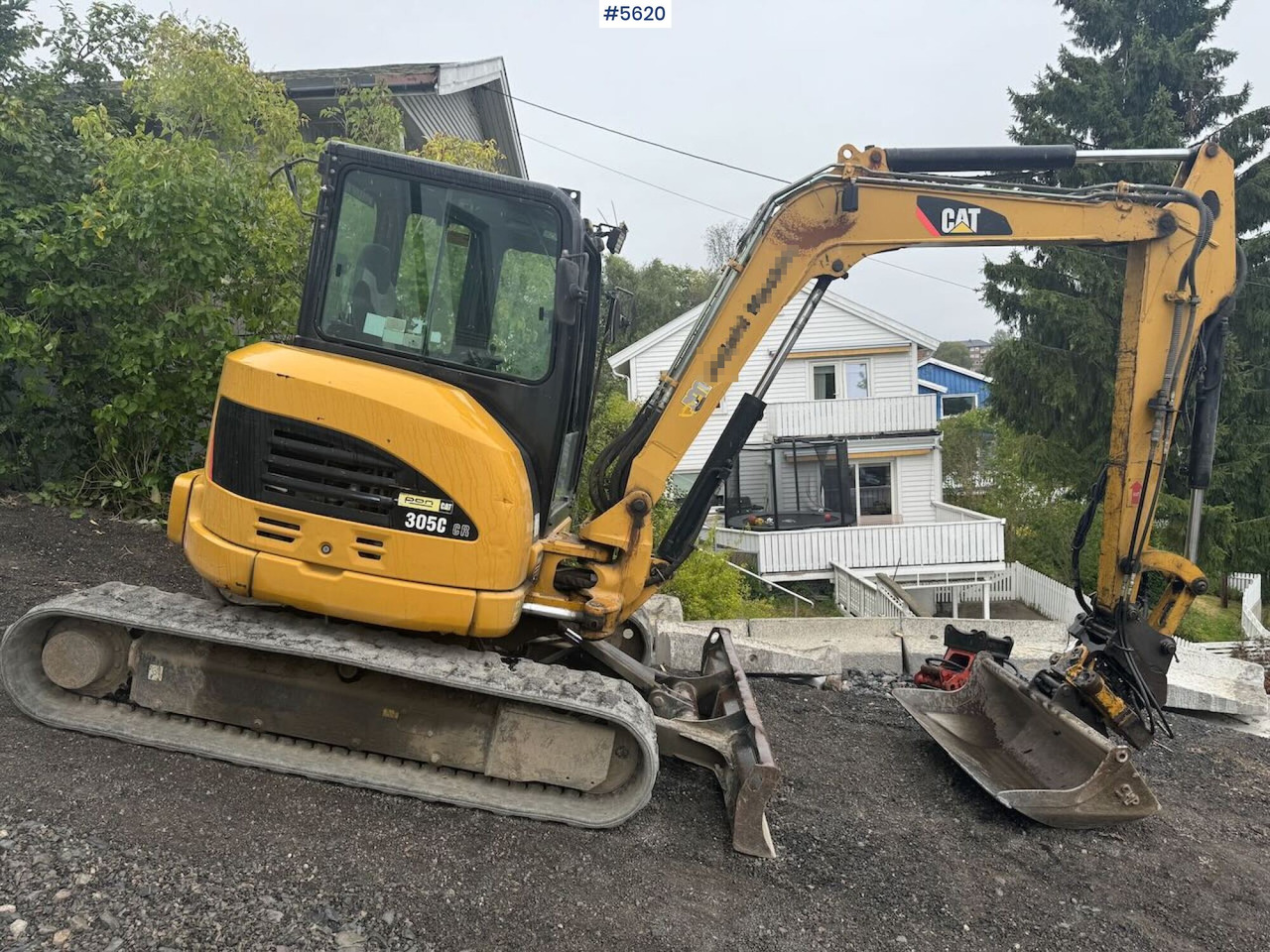2008 CAT 305C CR Tracked Excavator with Tilt and 2 Buckets - Pelle: photos 2 2008 CAT 305C CR Tracked Excavator with Tilt and 2 Buckets - Pelle: photos 2