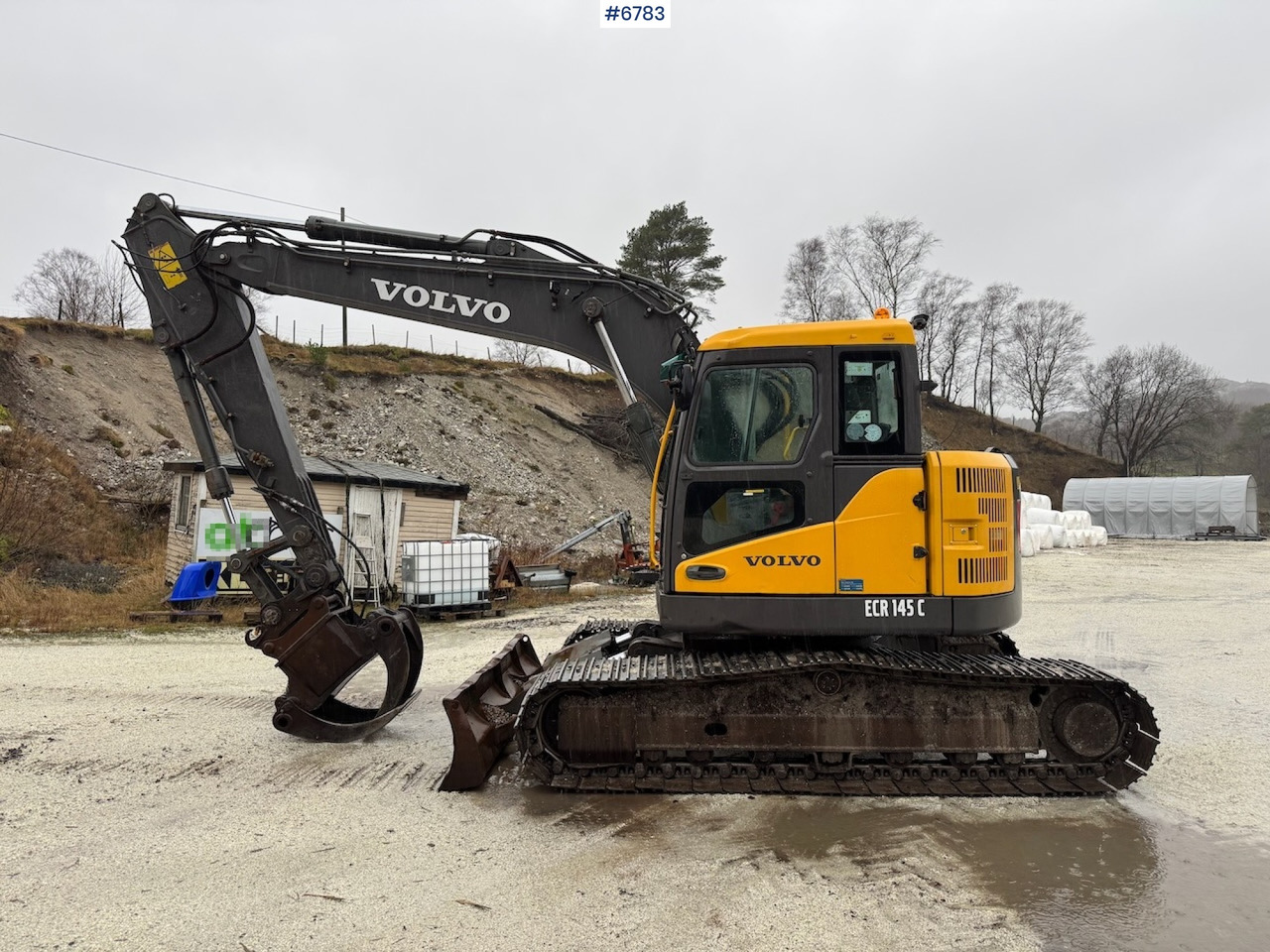 2008 Volvo ECR 145 CL w/ 4 buckets, grapple and rake. - Pelle: photos 1 2008 Volvo ECR 145 CL w/ 4 buckets, grapple and rake. - Pelle: photos 1