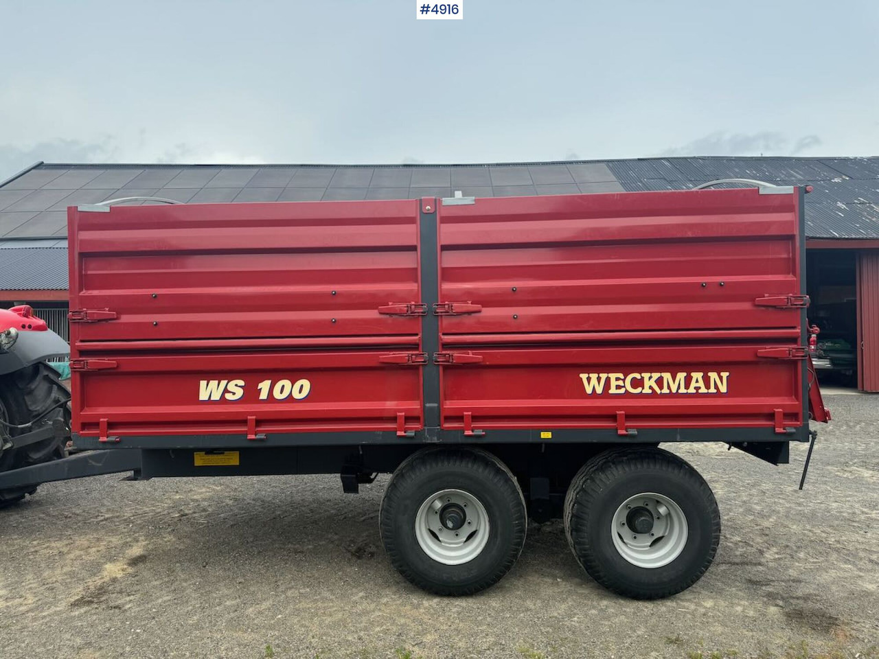 2008 Weckman WS100 - Remorque agricole: photos 1 2008 Weckman WS100 - Remorque agricole: photos 1