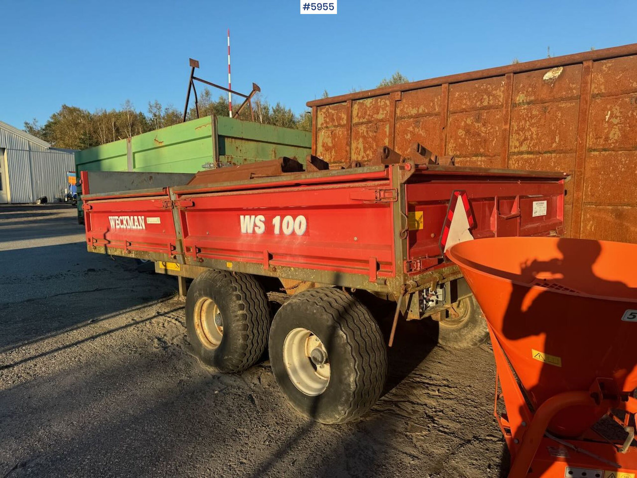 2011 Weckman WS100 - Remorque agricole: photos 4 2011 Weckman WS100 - Remorque agricole: photos 4