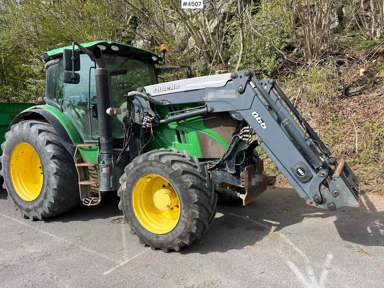 2012 John Deere 6140R w/ front loader and 2020 Foss-Eik 5.150 dump trailer - Tracteur agricole: photos 3 2012 John Deere 6140R w/ front loader and 2020 Foss-Eik 5.150 dump trailer - Tracteur agricole: photos 3