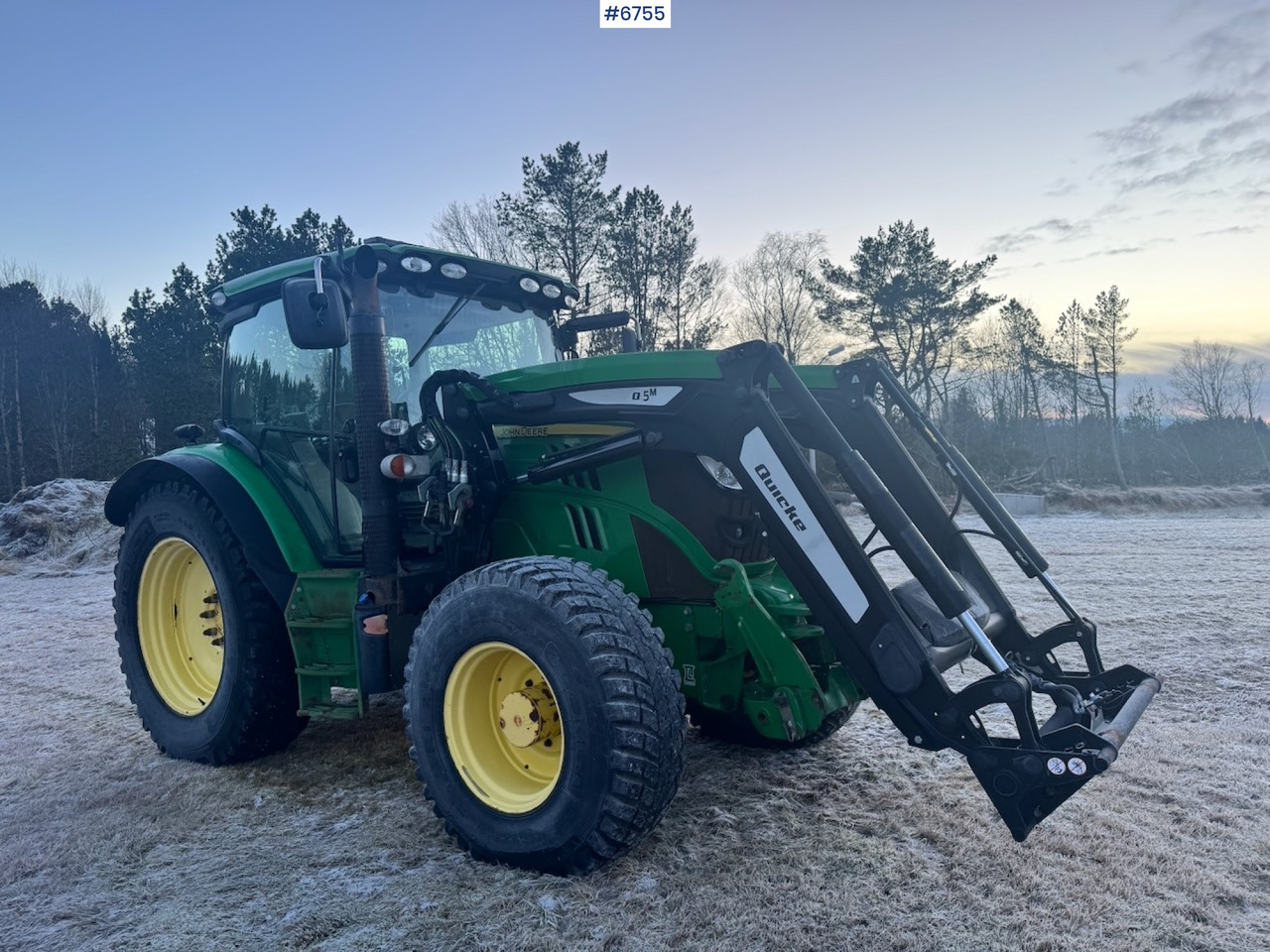 2013 John Deere 6125R w/ Front Hydraulics and Front Loader. - Tracteur agricole: photos 3 2013 John Deere 6125R w/ Front Hydraulics and Front Loader. - Tracteur agricole: photos 3