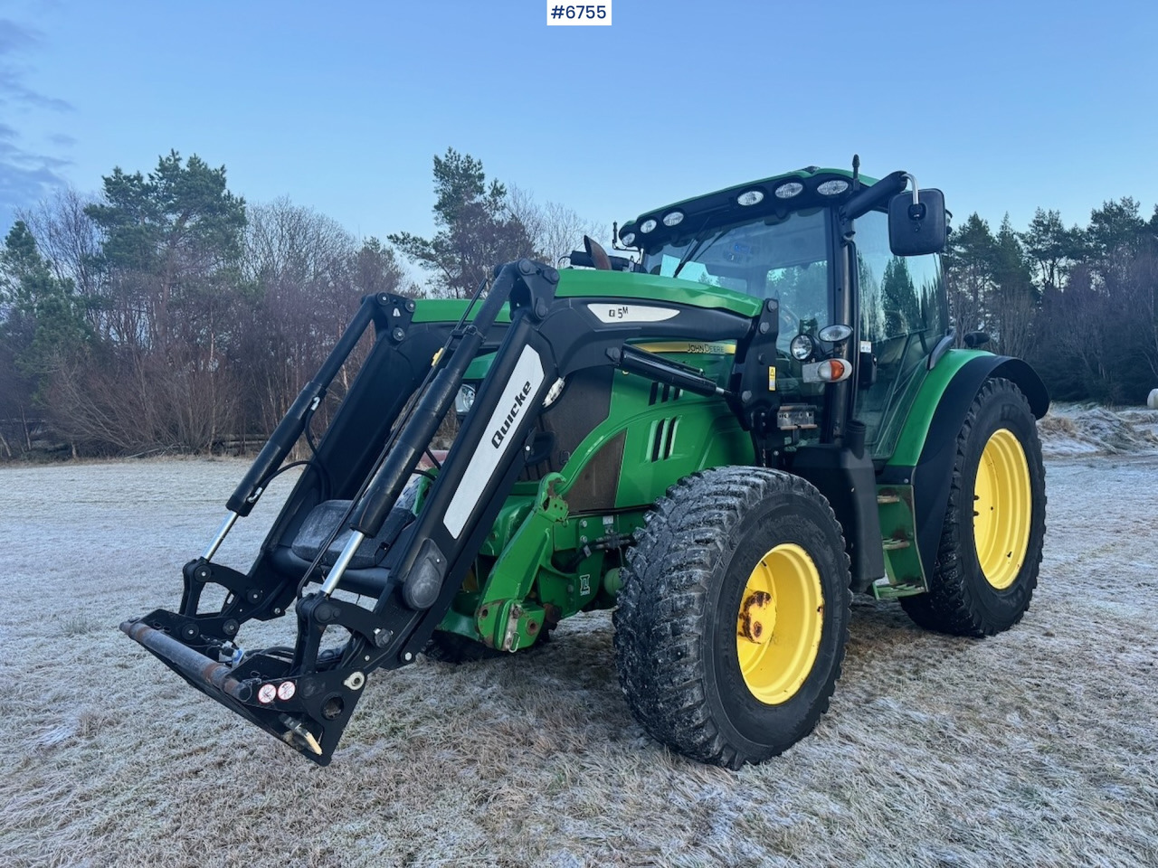 2013 John Deere 6125R w/ Front Hydraulics and Front Loader. - Tracteur agricole: photos 1 2013 John Deere 6125R w/ Front Hydraulics and Front Loader. - Tracteur agricole: photos 1