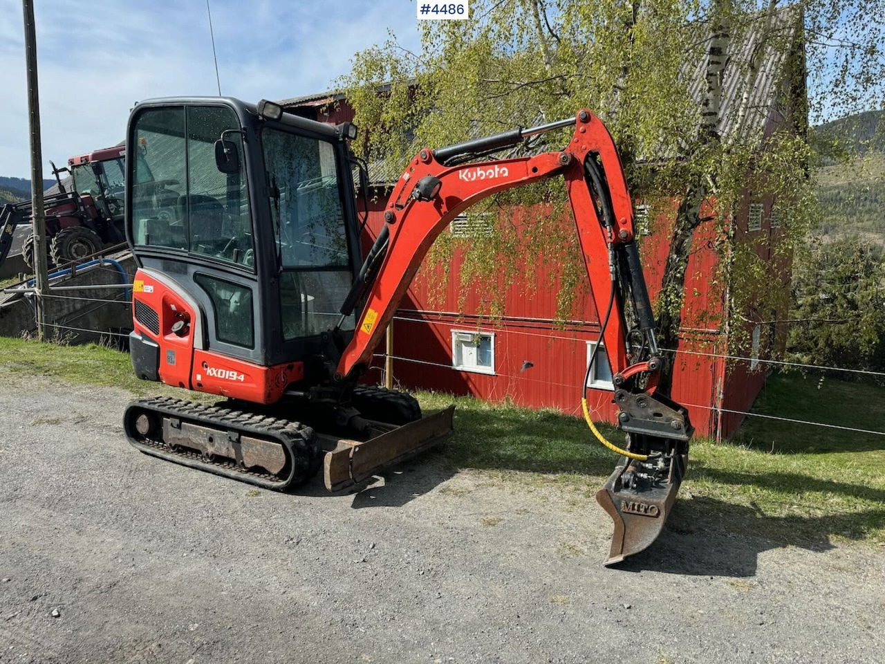 2014 Kubota KX019 Mini excavator with two buckets - Pelle: photos 4 2014 Kubota KX019 Mini excavator with two buckets - Pelle: photos 4