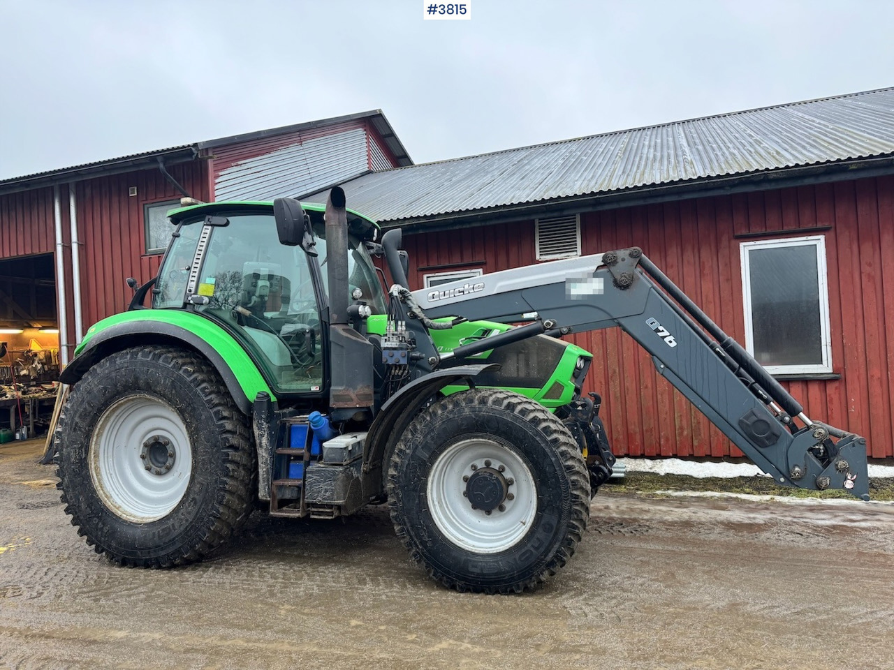 2015 Deutz-fahr 6190 Agrotron w/ Front loader, Front PTO and 2 sets of tires. - Tracteur agricole: photos 1 2015 Deutz-fahr 6190 Agrotron w/ Front loader, Front PTO and 2 sets of tires. - Tracteur agricole: photos 1