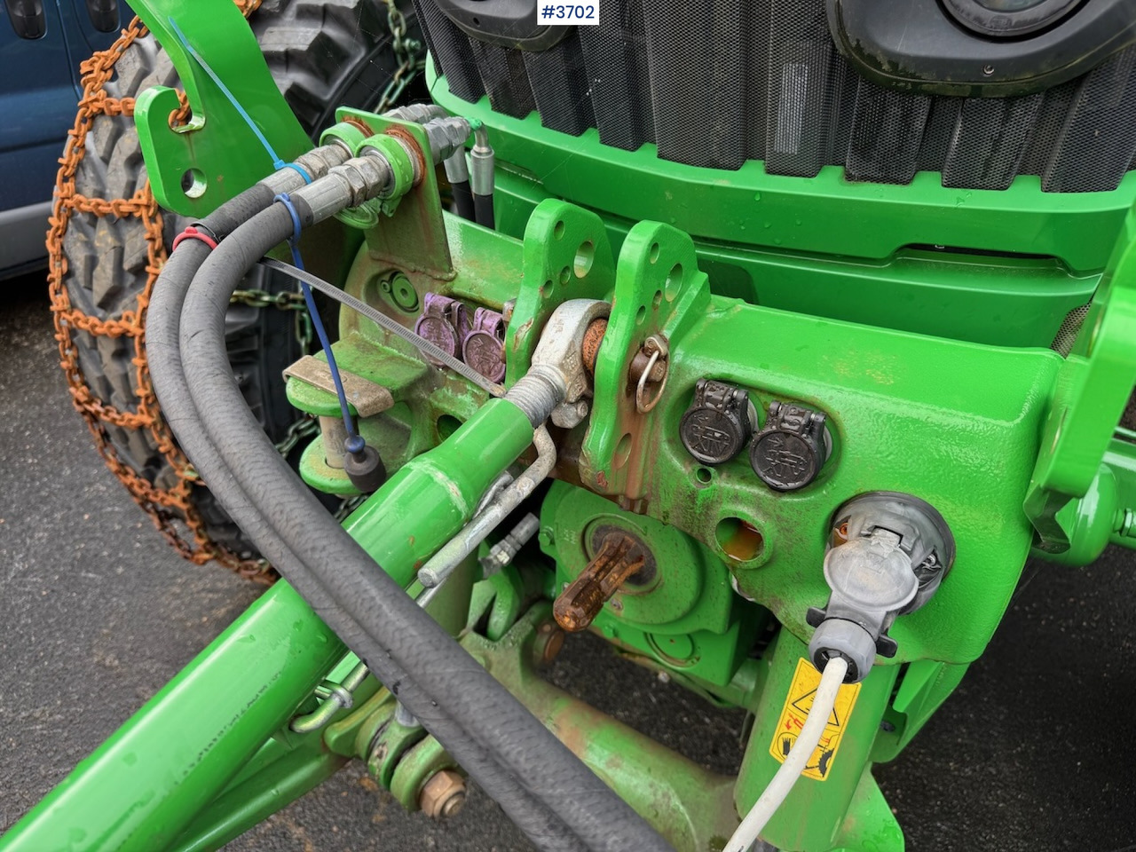 Tracteur agricole 2021 John Deere 6155R w/ front hydraulics and PTO, only 770 hours!: photos 24