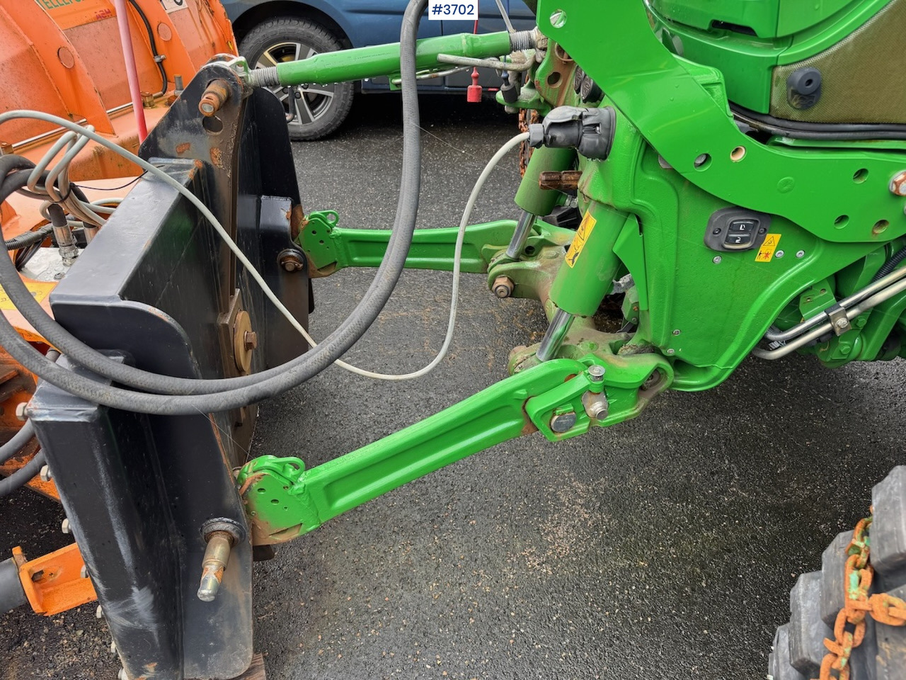Tracteur agricole 2021 John Deere 6155R w/ front hydraulics and PTO, only 770 hours!: photos 23