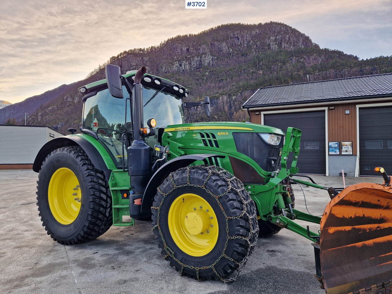 Tracteur agricole 2021 John Deere 6155R w/ front hydraulics and PTO, only 770 hours!: photos 27