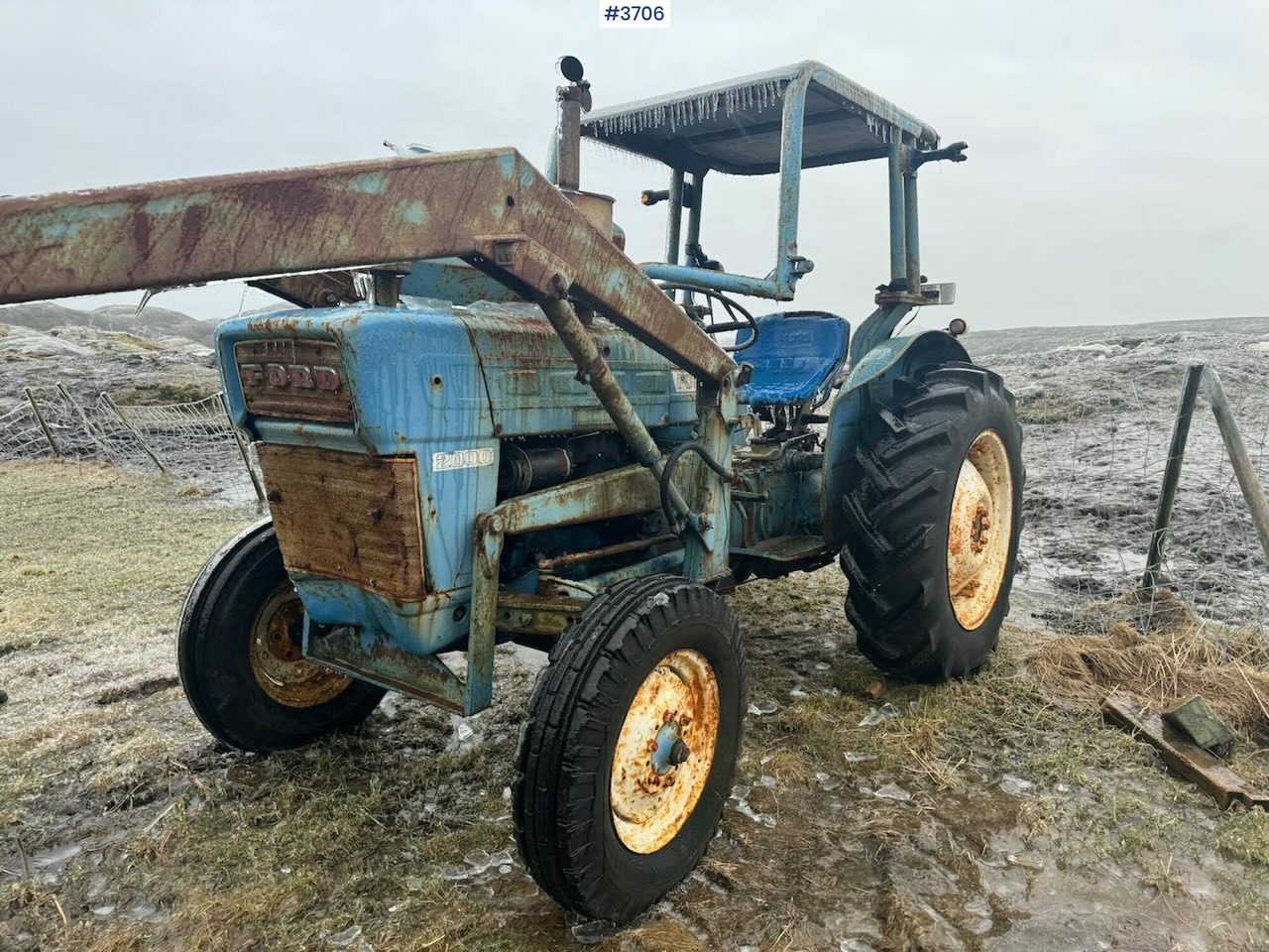 Ca. 1966 Ford Dexta 2000 m/ frontlaster og skuffe - Tracteur agricole: photos 3 Ca. 1966 Ford Dexta 2000 m/ frontlaster og skuffe - Tracteur agricole: photos 3