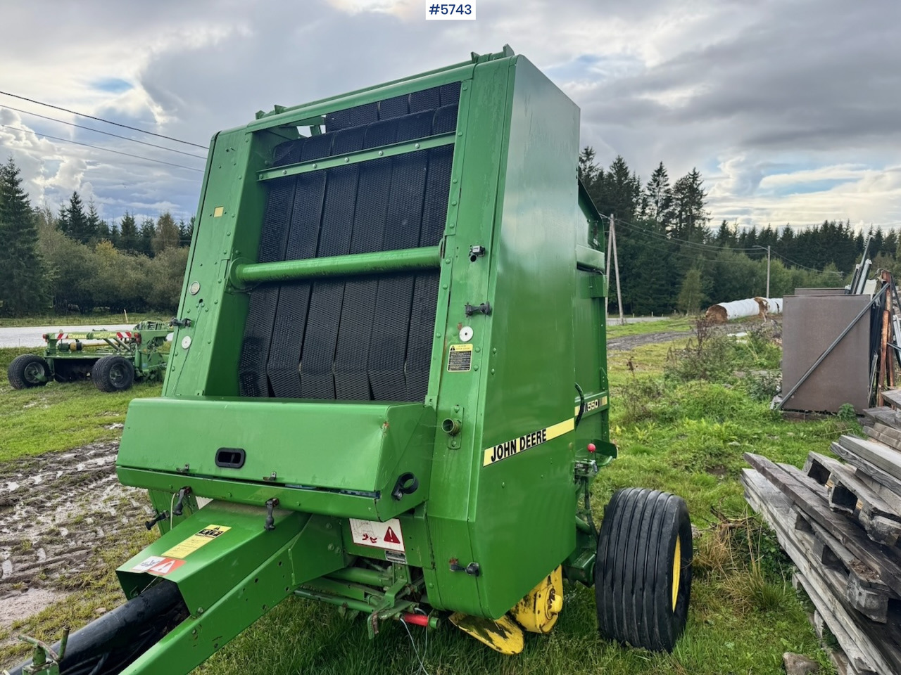 John Deere 550 Round Baler. - Matériel de fenaison: photos 2 John Deere 550 Round Baler. - Matériel de fenaison: photos 2